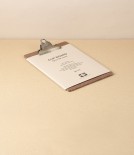 Penco Bronze Clipboard, A5
