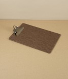 Penco Hardboard Clipboard with Bronze Clip, A5