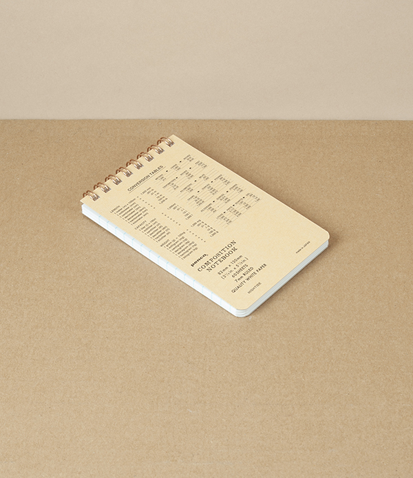 Penco Ring-Bound Composition Notepad, Natural