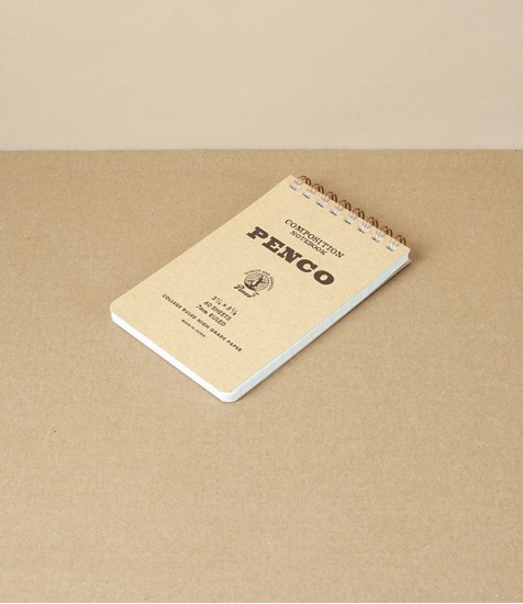 Penco Ring-Bound Composition Notepad, Natural