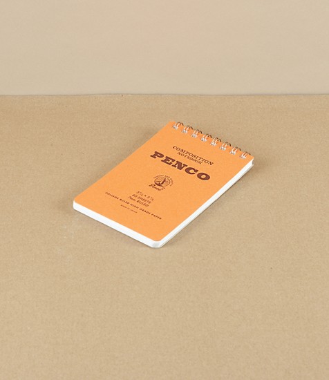 Penco Ring-Bound Composition Notebook, Orange