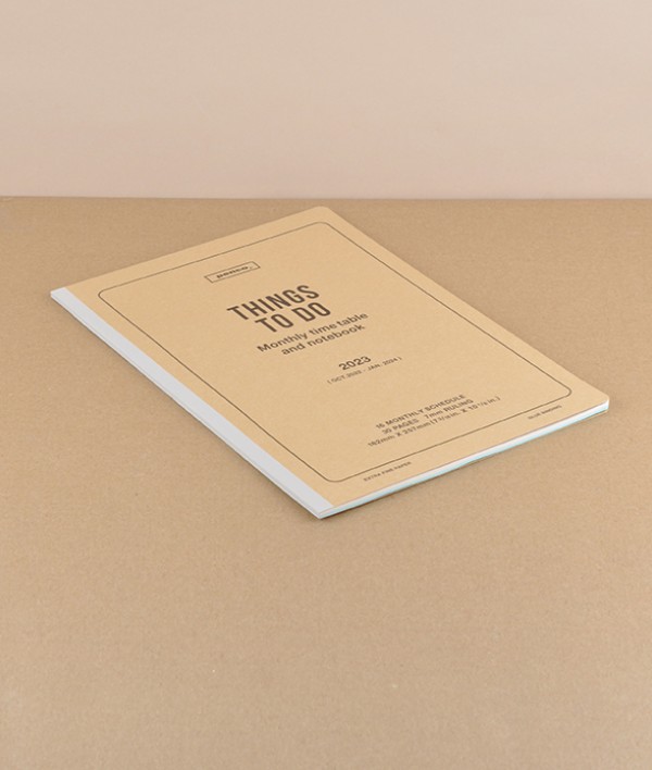 Penco Japanese paper Monthly Planner