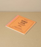 Penco Japanese Paper Monthly Planner 2025, Red