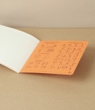 Penco Japanese Paper Monthly Planner 2025, Red