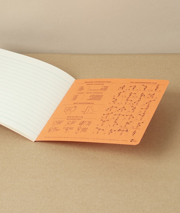 Penco Japanese Paper Monthly Planner 2025, Red