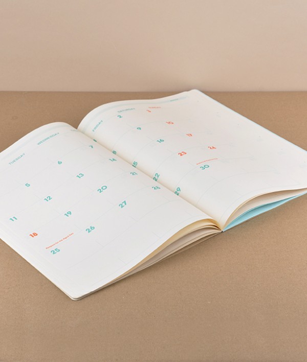 Penco Japanese paper Monthly Planner
