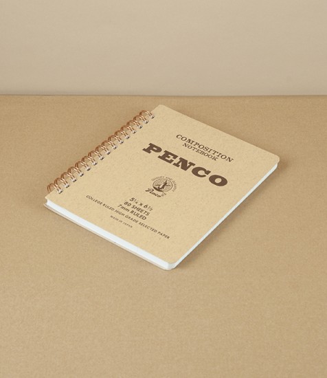 Penco Ring-Bound Composition Notebook, Natural
