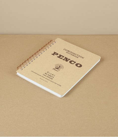 Penco Ring-Bound Composition Notebook, Natural