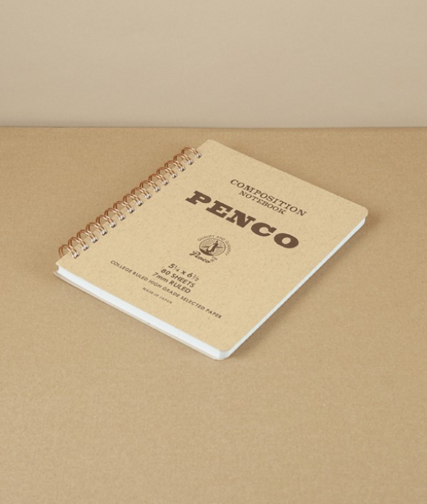 Penco Ring-Bound Composition Notebook, Natural