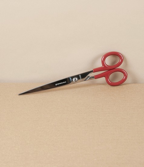 Penco Stainless Steel Household Scissors with Dipped Handles, Large