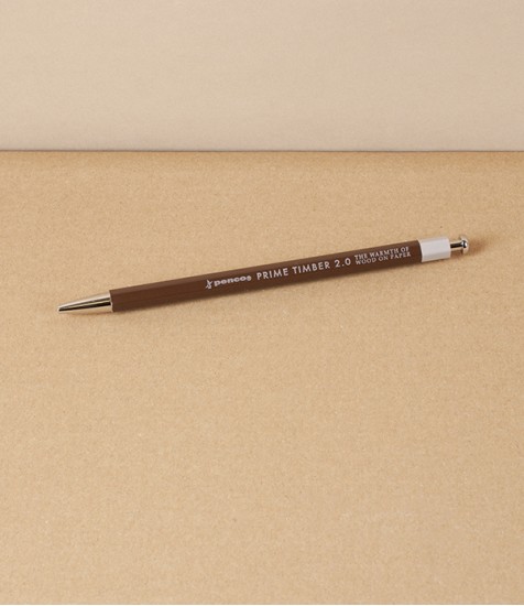 Penco Prime Timber Pencil, Brown