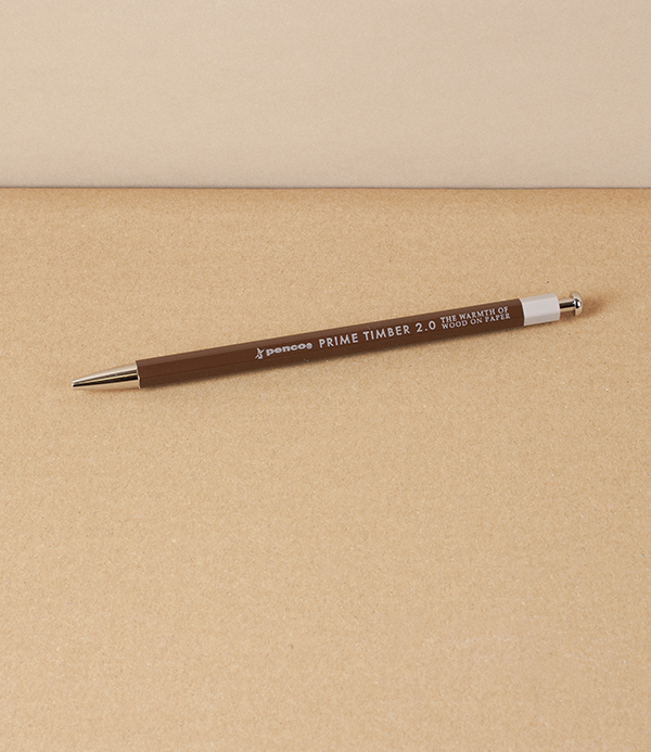Penco Prime Timber Pencil, Brown