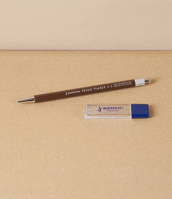 Penco Prime Timber Pencil, Brown