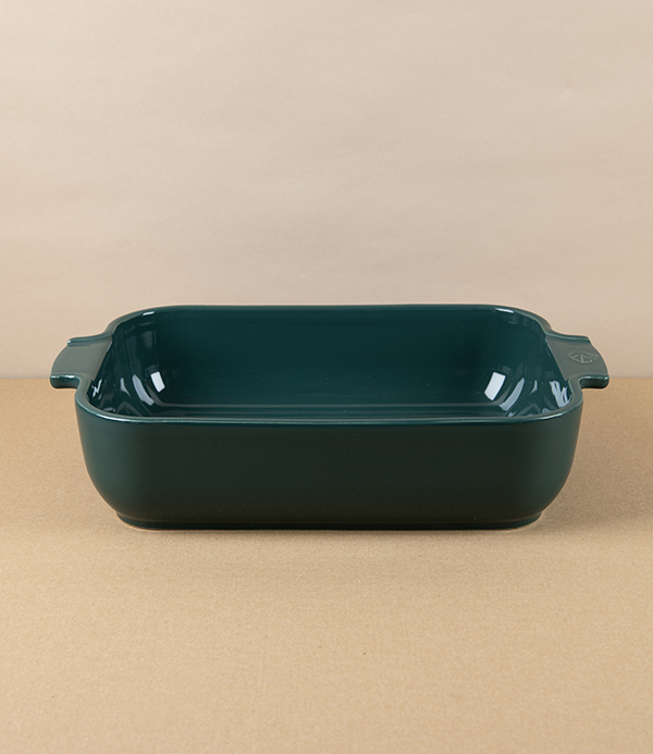Peugeot Deep Ceramic Baking Dish, Forest Green