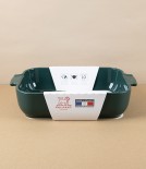 Peugeot Deep Ceramic Baking Dish, Forest Green