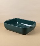 Peugeot Deep Ceramic Baking Dish, Forest Green