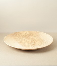 Hand-Turned Hardwood Bowl, 12 inches