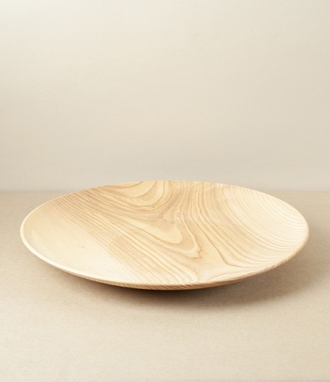 Hand-Turned Hardwood Bowl, 12 inches
