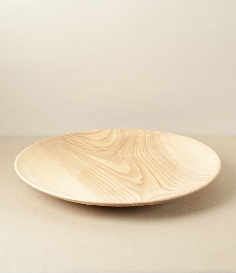 Hand-Turned Hardwood Bowl, 12 inches