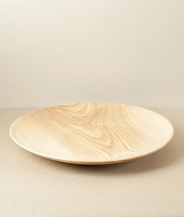 Hand-Turned Hardwood Bowl, 12 inches