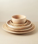 Hand-Turned Hardwood Bowl,  10 inches