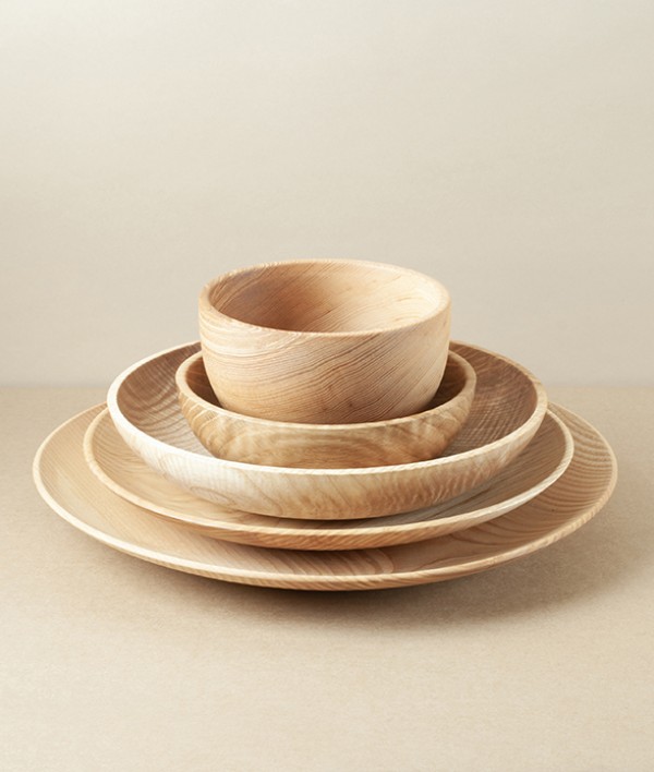 Hand-Turned Hardwood Bowl,  10 inches