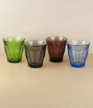 Picardie Coloured Tumblers, Set of 4, Naturals