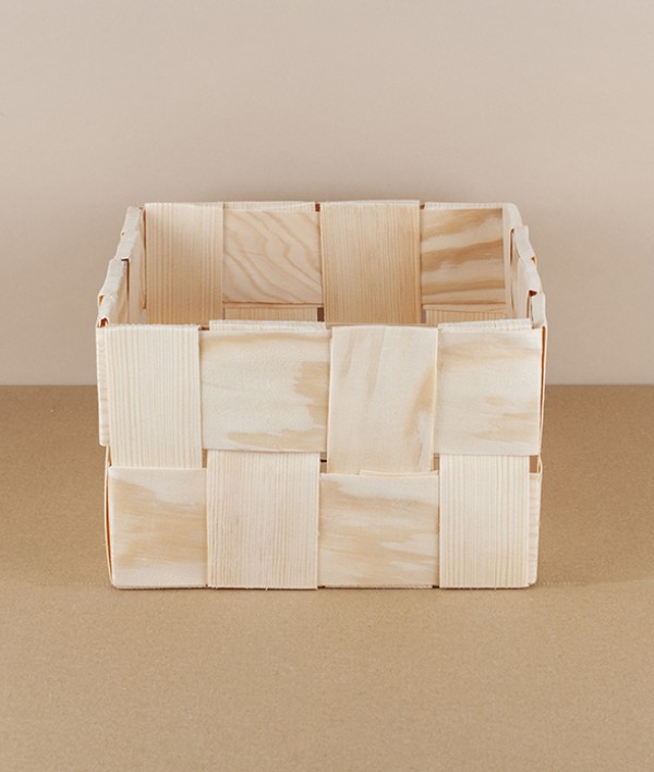 Estonian Pine-Strip Storage Basket