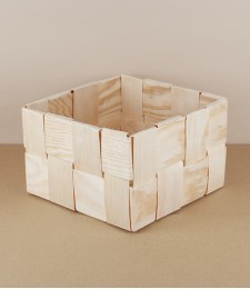 Estonian Pine-Strip Storage Basket