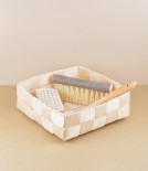 Finnish woven birch bread basket