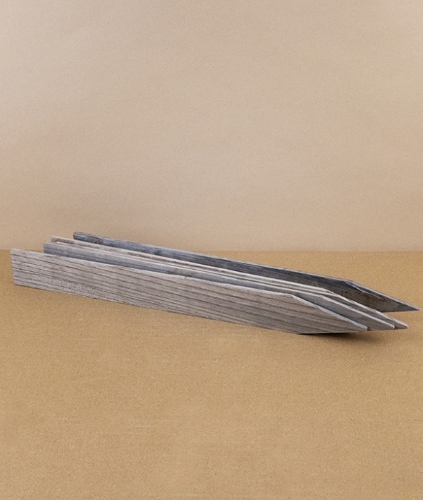 Hand-made wooden plant labels