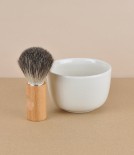 Swedish shaving brush, beech & badger 