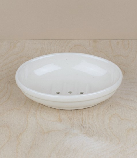 Polish ceramic soap dish