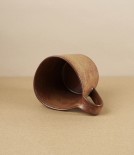 Japanese Porcelain Mug, Brown