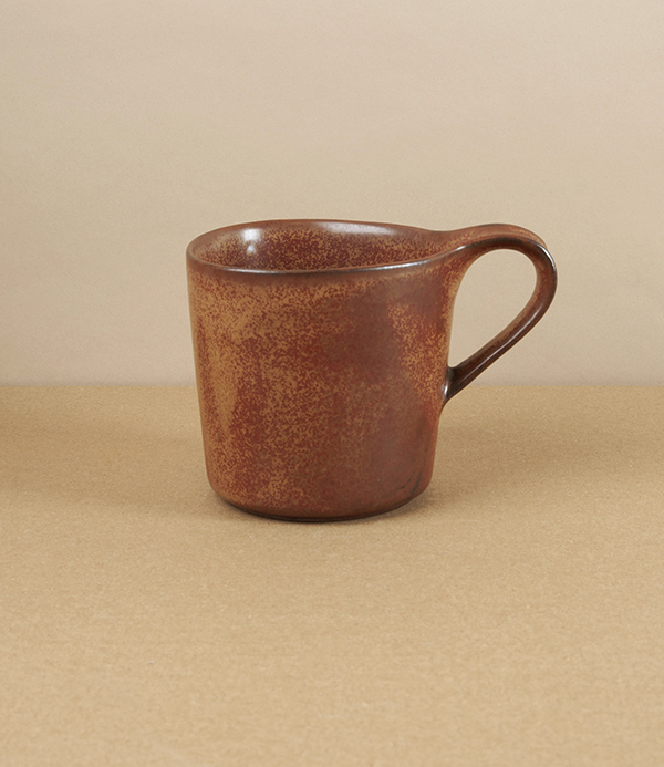 Japanese Porcelain Mug, Brown