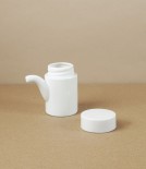 Japanese Porcelain Spouted Sauce Pitcher with Lid