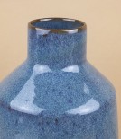 Portuguese terracotta vase, blue