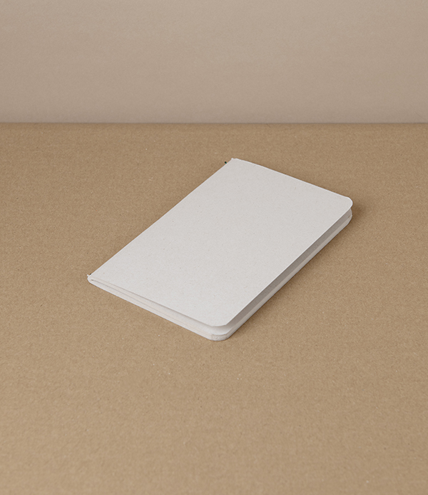Three Pocket Sugarcane Eco-Notebooks, Plain