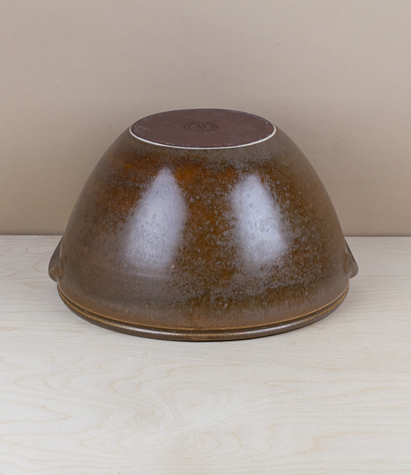 Portuguese terracotta mixing bowl, large