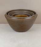 Portuguese terracotta mixing bowl, large