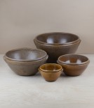 Portuguese terracotta mixing bowl, large