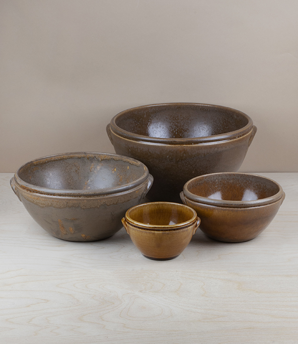 Portuguese terracotta mixing bowl, large