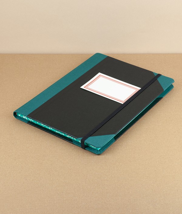 Portuguese Half-Bound Notebook, A5, Ruled