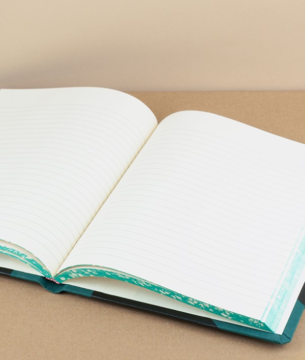 Portuguese Half-Bound Notebook, A5, Ruled