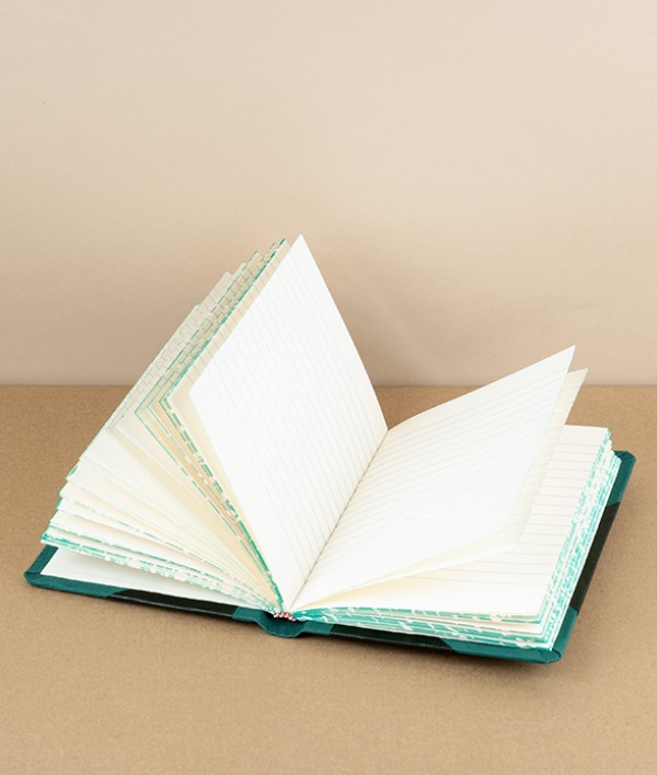 Portuguese Half-Bound Notebook, A6, Ruled