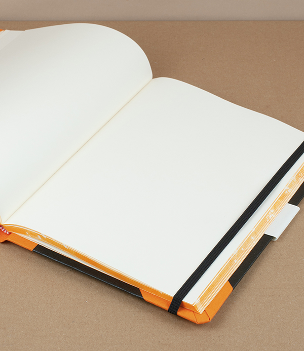 Portuguese Half-Bound Notebook, A5, Plain