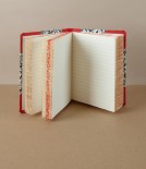 Portuguese Half-Bound Notebook, A6, Ruled, Red