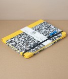 Portuguese Half-Bound Notebook, A5, Ruled, Yellow