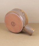 Portuguese terracotta gratin dish with handle