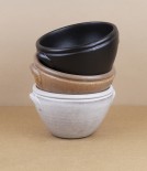 Portuguese terracotta mixing bowl, mini, black